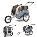 2 in1 Pet Dog Bicycle Trailer and Jogger