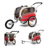 2 in1 Pet Dog Bicycle Trailer and Jogger