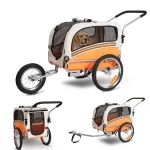 2 in1 Pet Dog Bicycle Trailer and Jogger