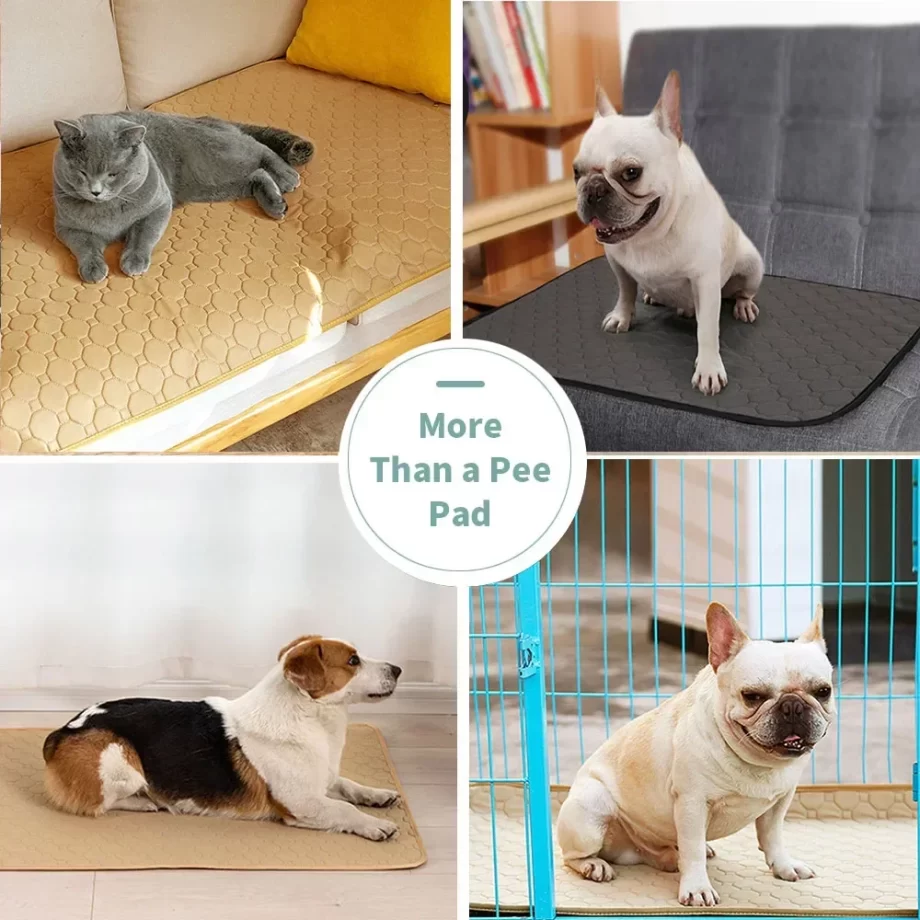 Washable Dog Toilet Mat Reusable Training Pad