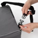 2-in-1 Pet Backpack Travel Carrier, Gray, Medium