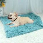 Soft Pet Blanket. Warm sleeping mats. Washable. Long plush pet blankets for Dogs and Cats Plus!