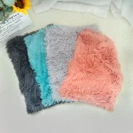 Soft Pet Blanket. Warm sleeping mats. Washable. Long plush pet blankets for Dogs and Cats Plus!