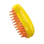 Steamy Brush Cat and Dog Pet Electric Spray Massage Comb Removes Pet Hairs Soft Silicone Depilation Brush Pet Cleaning Supplies