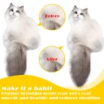 Steamy Brush Cat and Dog Pet Electric Spray Massage Comb Removes Pet Hairs Soft Silicone Depilation Brush Pet Cleaning Supplies