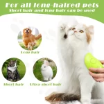 Steamy Brush Cat and Dog Pet Electric Spray Massage Comb Removes Pet Hairs Soft Silicone Depilation Brush Pet Cleaning Supplies