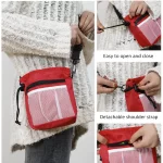 Oxford Dog Treat Pouch Pet Training Snack Bag. Holds Phone & Keys. Dog Snack Bag with Waist Belt Puppy Training Pouch