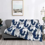 French Bulldog Lovers Velvet Throw Blanket for Bed, Couch, etc. Quilted King, Queen, Double sizes available.